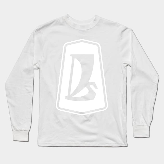 Lada Logo 1970s without lettering (white) Long Sleeve T-Shirt by GetThatCar